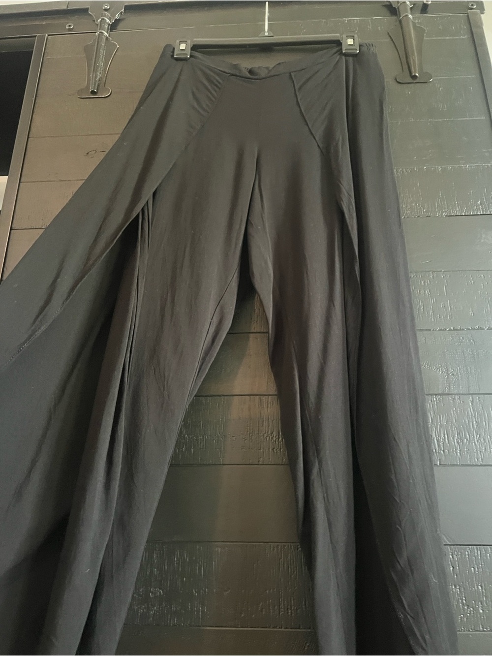 Wide Leg Black Women's Jumpsuit Pants